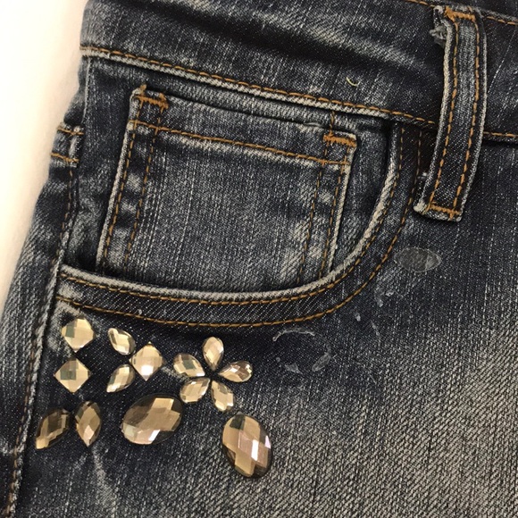 💎 Kut From The Kloth Gidget Frey Denim Shorts - Picture 7 of 12